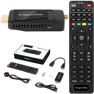 Tuner mini mały dekoder DVB-T2 za telewizor