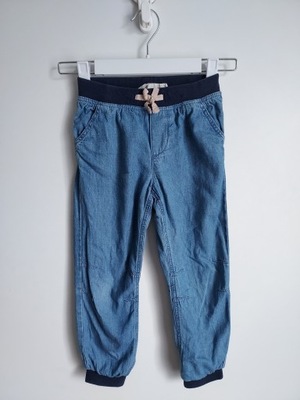 H&M lekkie jeansy z podszewką 116 cm