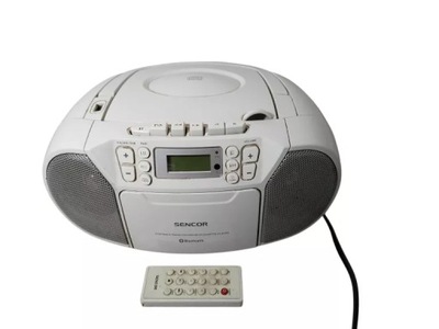 RADIOMAGNETOFON SENCOR SPT 3907 + PILOT NIE ODTWARZA PŁYT CD
