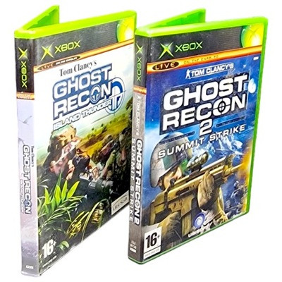 Gra GHOST RECON ISLAND THUNDER i GHOST RECON 2 SUMMIT STRIKE Microsoft Xbox
