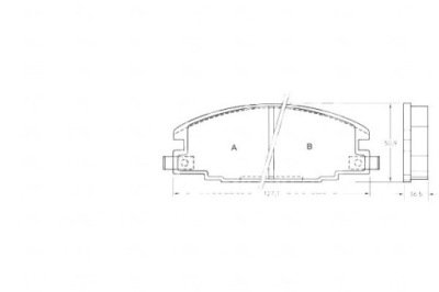A.b.s. гальмівні колодки гальмівні isuzu campo 2.2 d kbd27 фото №1