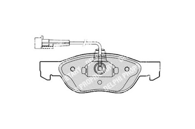 Delphi тормозные колодки тормозные alfa romeo 145 146 spider фото №1