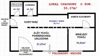 Kamienica, Warszawa, Praga-Północ, 55 m²