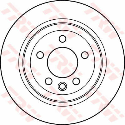ДИСКИ ТОРМОЗНЫЕ ТОРМОЗНЫЕ ЗАД TRW DF4718S