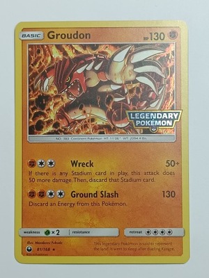 Karta Pokemon - Groudon 81/168 - LEGENDARY POKEMON
