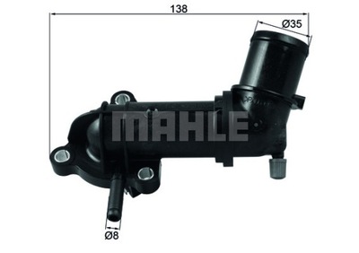 TERMOSTATY АВТОМОБІЛЬНИЙ MAHLE TI 245 88