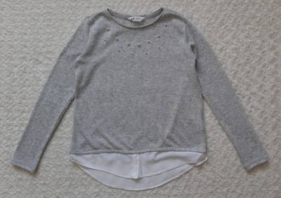 H&M sweterek z perełkami r. 146/152