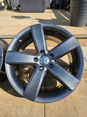 LLANTAS 18CALI 5X112 8J ET41 ORIGINAL VW PASSAT TIGUAN GOLF ARTEON COMO NUEVO  