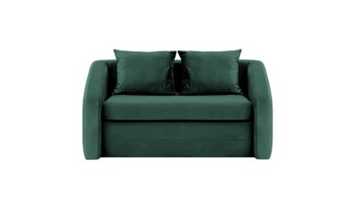 Rozkładana sofa dwuosobowa Alma-Zielony-Velluto 10