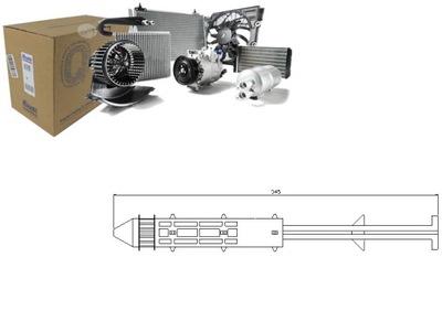 ОСУШИТЕЛЬ КОНДИЦИОНЕРА NIS95326 NISSENS