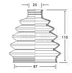 BORG & BECK BCB2336 JUEGO OSLON, SISTEMA CONDUCTOR  