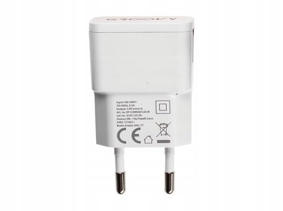 ŁADOWARKA SIECIOWA BIAŁA 1 x USB