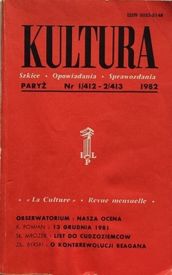 Kultura - wydanie po wprowadzeniu stanu wojennego