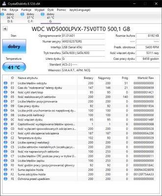 Dysk twardy WD WD5000LPVX 500GB SATA III 2,5"