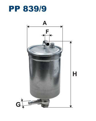 FILTRO COMBUSTIBLES FILTRON PP839/9 PP8399  