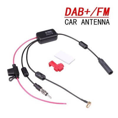 3 IN 1 12V AERIAL SMA AMPLIFIER DAB FM AM CAR РАДИО ANTI-INTERFERENC~59679