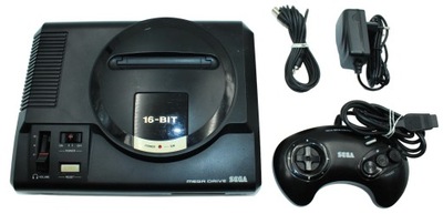 Zestaw Konsola Sega Mega Drive 1601-05 Pad Okablowanie