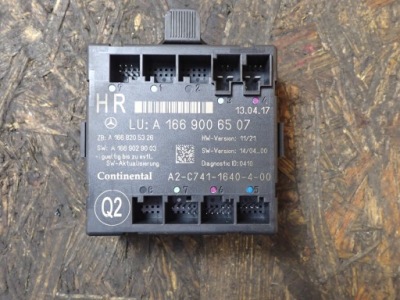 Модуль дверь правый задняя mercedes gls ii x166 3.0 17r a1669006507 9550 фото №1