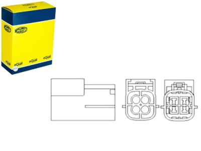 Датчик лямбда-зонд fiat panda punto seicento 600 fso polonez iii kia фото №1