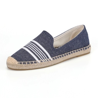 BUTY ESPADRYLE PŁÓCIENNE PASY 37