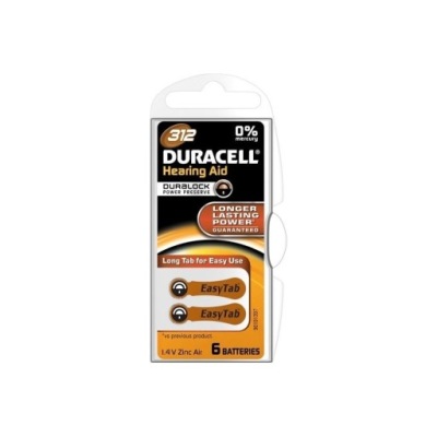 Bateria Duracell PR 312 6szt.
