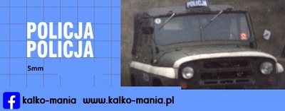 KALKOMANIA UAZ 469 POLICJA 1/24