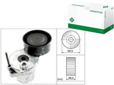 Натягувач ремінь клиновий wiel. mercedes 1,8-3,5 08 фото №1