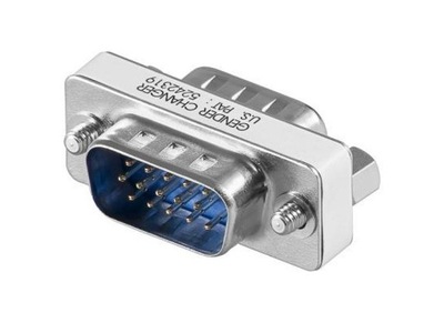 Adapter przejściówka SVGA (D-SUB) wtyk-wtyk 15 pin
