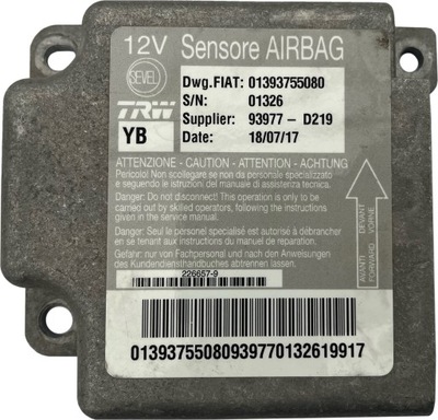 FIAT DUCATO III MODULE AIRBAG AIR BAGS AIR 1393755080  