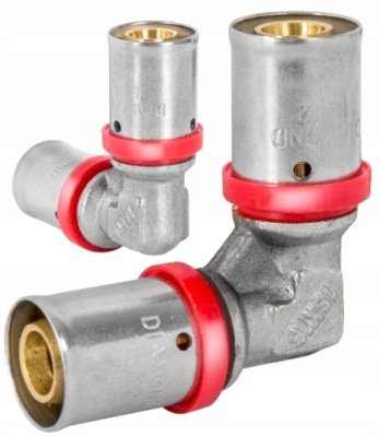 KOLANO PEX ZAPRASOWYWANE 20x20 PEX-AL-PEX MOSIĘŻNE