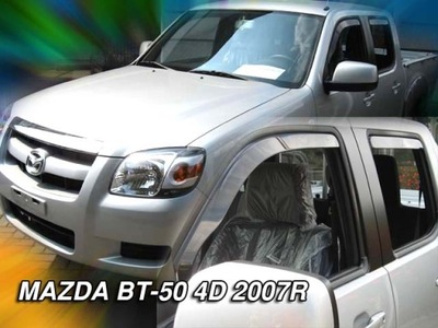 DEFLECTORES HEKO MAZDA BT-50 2007-20 4 PIEZAS  