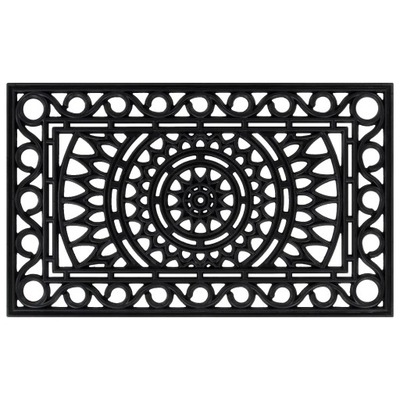 Wycieraczka, prostokątna, 45x75 cm, gumowa