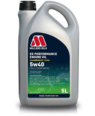 MILLERS EE Performance 5W40 5L A3/B4 