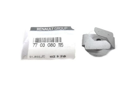 Кліпса захист вихлоп renault clio iv, megane renault 7703080115 фото №1