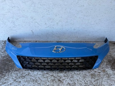 Бампер перед передній hyundai kona lift 2020- решітка радіатора фото №1