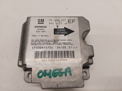 Модуль датчик подушка безопасности opel omega b fl 24420101 фото №1