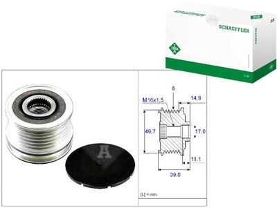 RUEDA POLEA GENERADOR DB INA  