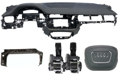 Приборная панель панель  подушка безопасности ремни audi q7 4m0 фото №1