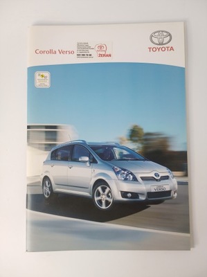 Prospekt Toyota Corolla Verso 2008 r. 