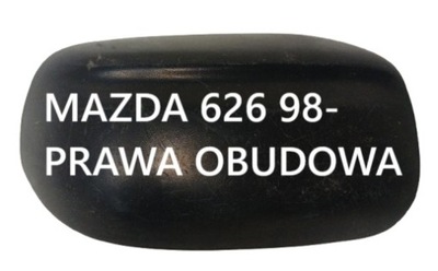 Mazda 626 98- права корпус дзеркало фото №1