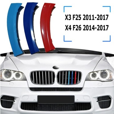 PARTE DELANTERA WYKONCZENIA REJILLAS PARA BMW X1 2 PIEZAS X3 X4 X5 X6 X7 E84 F48 F39 E83 F2  