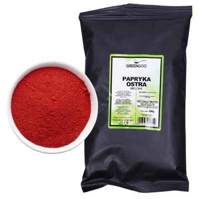 PAPRYCZKA CHILI Mielona 500g OSTRA PAPRYKA 0,5kg