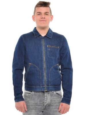 LEE kurtka JEANS blue ZIPPER JKT _ M 38