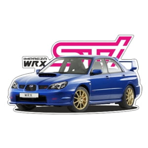 Subaru Impreza WRX STI - naklejka