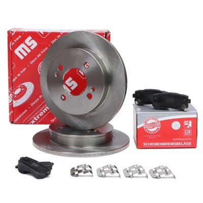 Гальмівні диски + гальмівні колодки гальмівні задня kia picanto ii ta фото №1