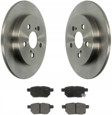 Гальмівні диски гальмівні колодки задня toyota verso s 2010- prius 2008- corolla e12 e15 2001- фото №1