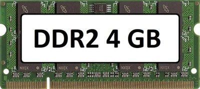 Pamięć RAM SODIMM DDR2 4GB PC2-6400S 800MHz CL6