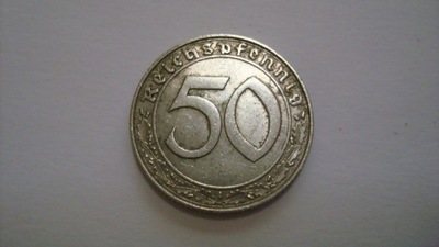 NIEMCY 50 pfennig 1939 B stan 2