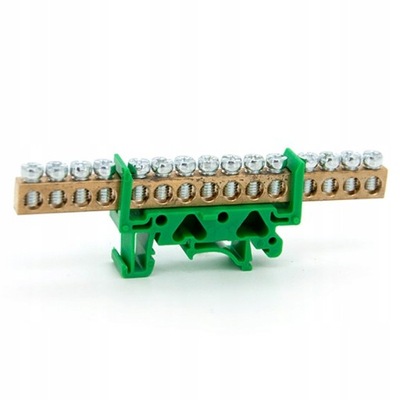 LISTWA ZACISKOWA 15 TOROWA ZIELONA 15P MOSTEK