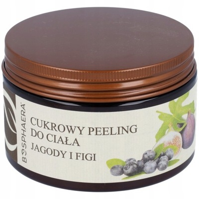 BOSPHAERA Cukrowy peeling do ciała jagody i figi 200 g